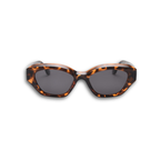 Stylish unisex polarized cat-eye sunglasses by By Charley, featuring a classic tortoiseshell frame that offers 100% UV protection and glare reduction for a bold, vintage-inspired aesthetic.
